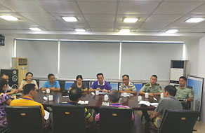 省公安厅治安总队、市公安局保安大队、红岛派出所对yx06永兴集团押运公司进行联合检查