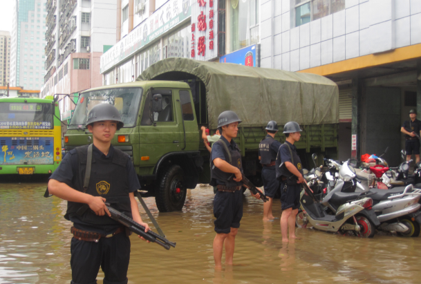驻海口市城市警察支队安保服务